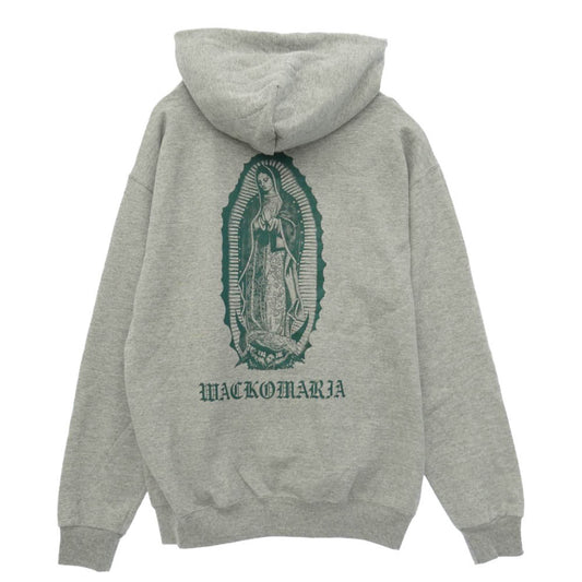 WACKO MARIA ワコマリア 26SS 26SSE-WMC-SS05 PULLOVER HOODED SWEAT SHIRT ( TYPE-2 ) マリア バックプリント プルオーバー スウェット シャツ フーディー パーカー グレー系 L【極上美品】【中古】