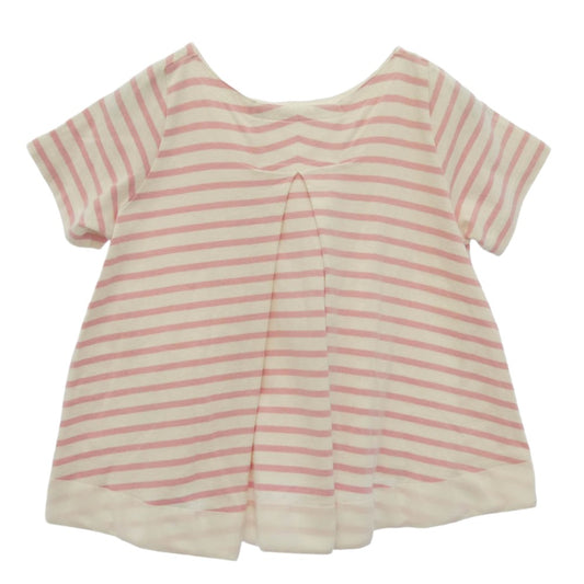 Sacai サカイ 14SS 14SSLU749 lick ラック ボーダー 半袖 トップス カットソー Tシャツ ピンク系 1【中古】