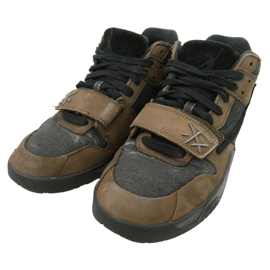 NIKE ナイキ FZ8117-204 × Travis Scott トラヴィススコット Jordan Jumpman Jack TR CJ1 T-Rexx Black and Dark Mocha ジョーダン ジャンプマンジャック ブラック アンド ダークモカ ローカット スニーカー ブラウン系 ブラック系 26.5cm【中古】