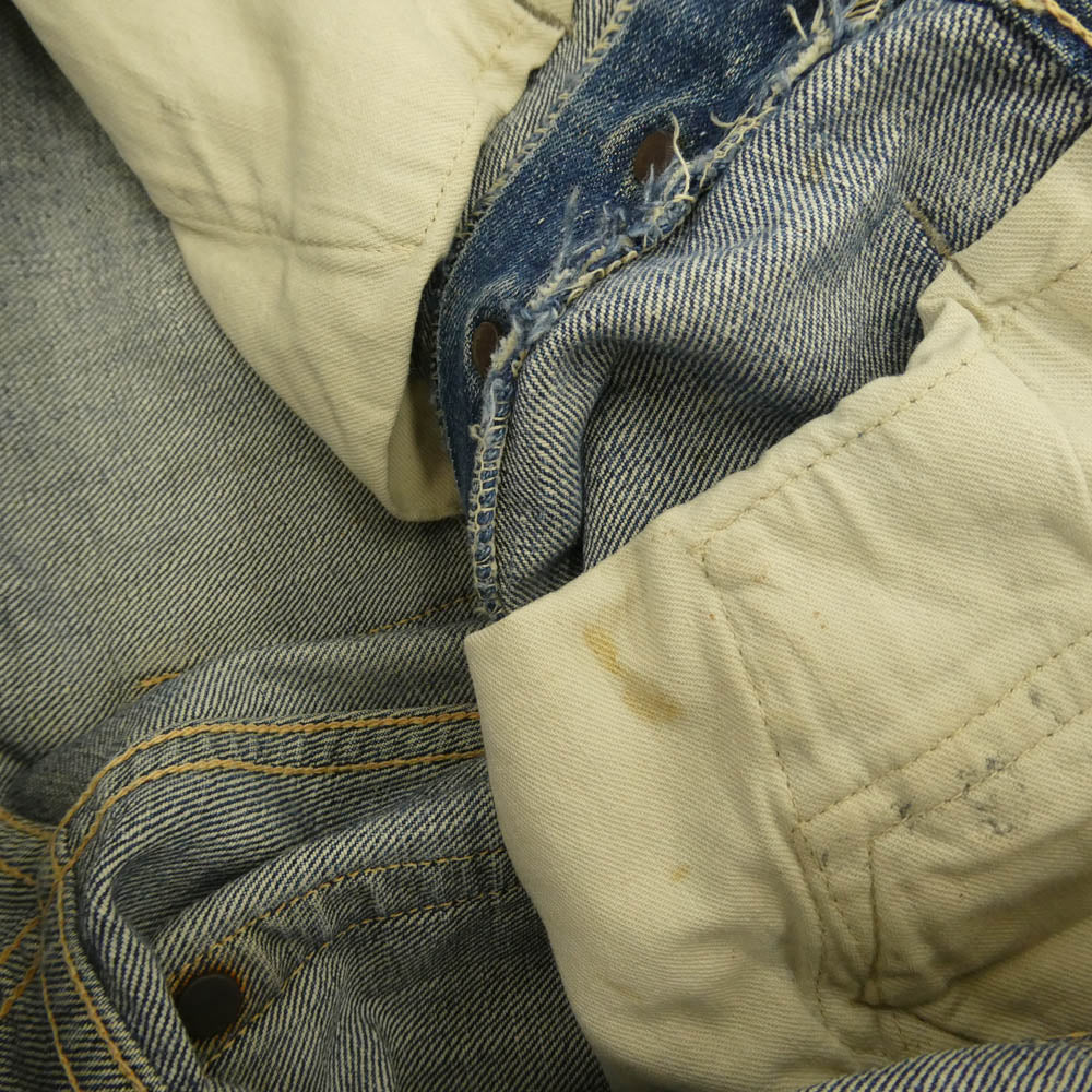 Levi's リーバイス ヴィンテージ 40s 501XX 47モデル ビッグE 隠しリベット 片面タブ デニム パンツ インディゴブルー系 不明【中古】