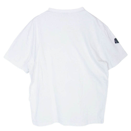 MONCLER モンクレール 20SS F10918C70410 8390T MAGLIA T SHIRT マグリア ブラウザ ロゴ プリント コットン 半袖 Tシャツ カットソー ホワイト系 XL【中古】