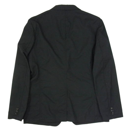 COMME des GARCONS HOMME コムデギャルソンオム 19AW HD-J016 ペイント加工 ウール コットン テーラード ジャケット ブラック系 M【中古】