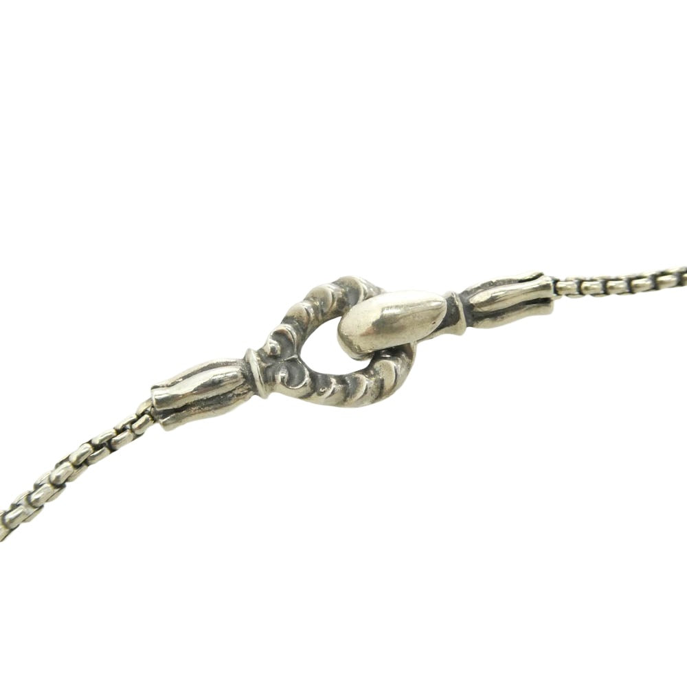 LONE ONES ロンワンズ メイティングフライト フック ボックス チェーン S ネックレス 18インチ シルバー系【美品】【中古】