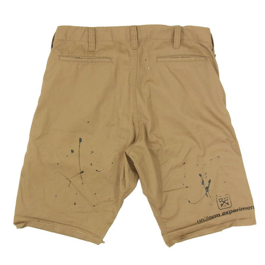 uniform experiment ユニフォームエクスペリメント UE-200039 DRIPPING SHORTS ドリッピング ショーツ キャメル系 ブラウン系 2【中古】