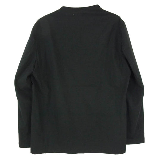 SOPHNET. ソフネット 20SS SOPH-200034 SOLOTEX TROPICAL STRETCH WOOL NO COLLAR JACKET ソロテックス トロピカル ストレッチウール ノーカラー ジャケット ブラック系 L【中古】