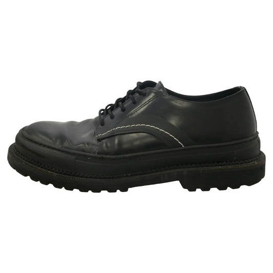 uniform experiment ユニフォームエクスペリメント × Amb プレーントゥ シューズ ブラック系 42【中古】