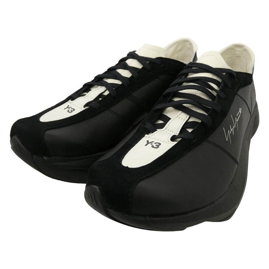 Y-3 Yohji Yamamoto ワイスリー ヨウジヤマモト KI0867 ADIOS PRO 3.0 LX アディオス ランニングシューズ ローカット スニーカー ブラック系 ホワイト系 27.5cm【美品】【中古】