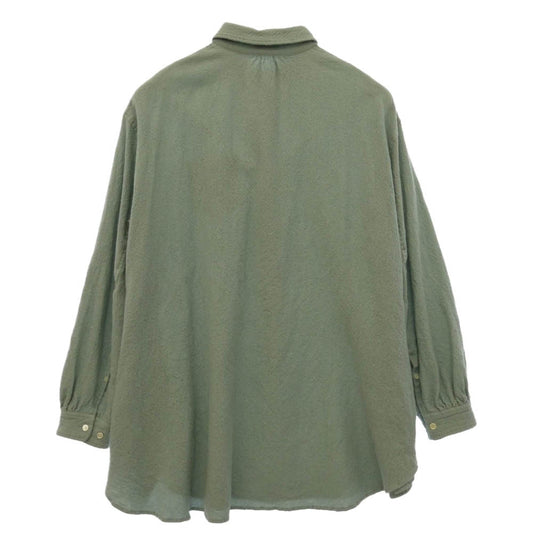 UNDERCOVER アンダーカバー 17AW 縮絨 プルオーバー チュニック シャツ ライトグリーン系 1【中古】