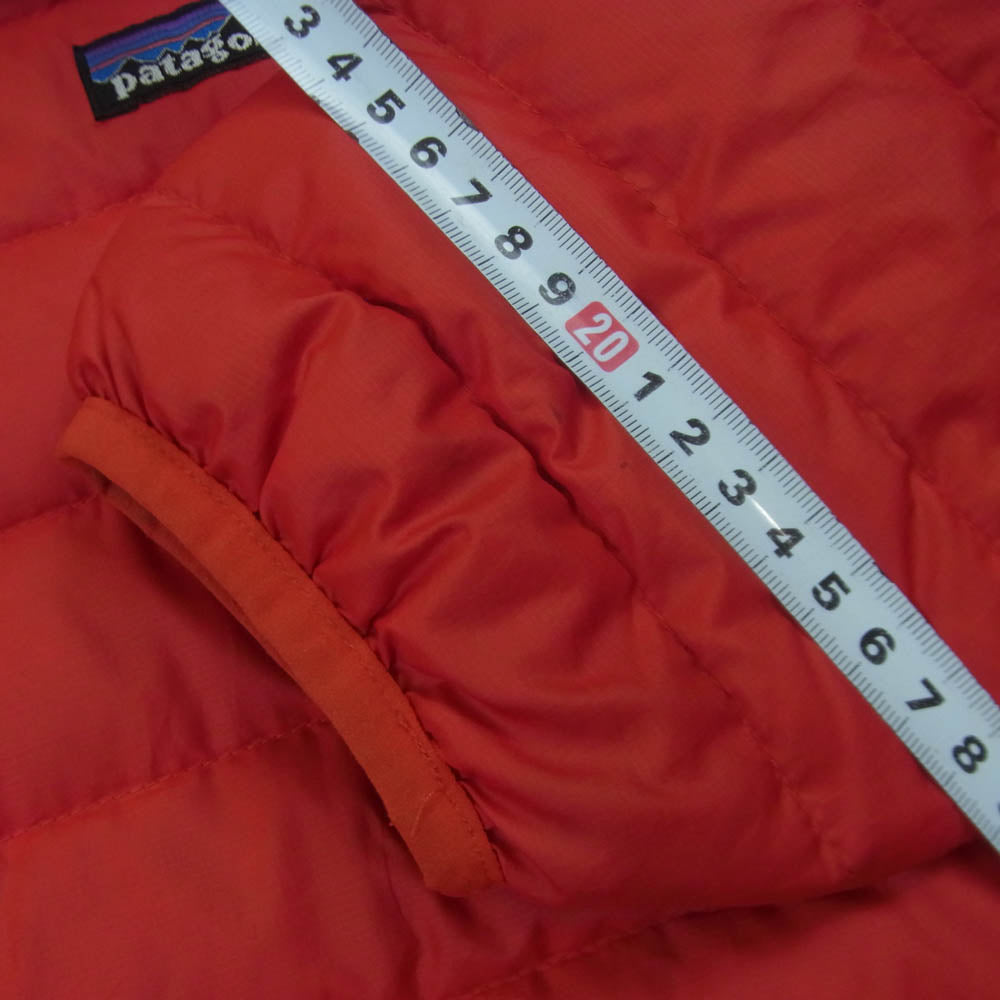 patagonia パタゴニア 12AW 84700FA12 Men's Down Sweater Hoody Jacket ダウン セーター ジップアップ フーディ ジャケット レッド系 XL【中古】