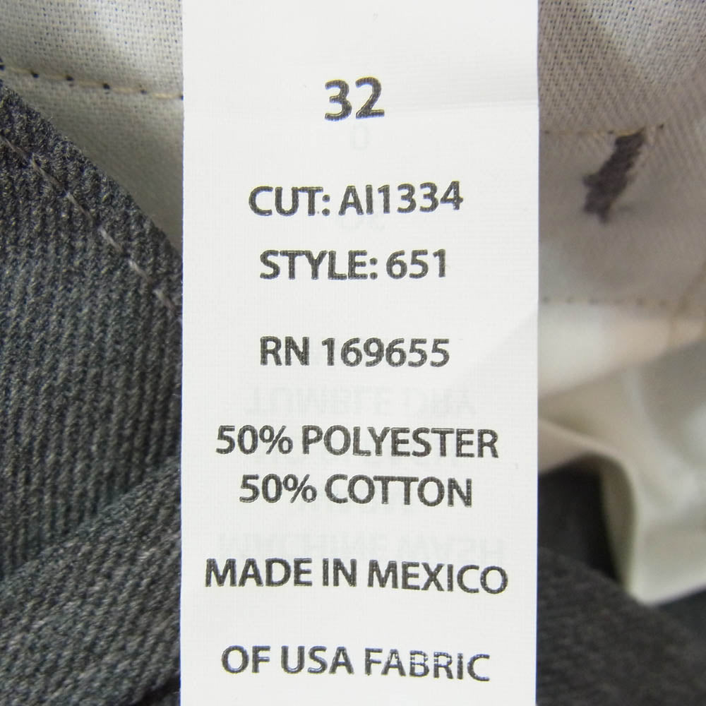 BEN DAVIS ベンデイビス Original Ben's Pants ベンズパンツ オリジナルカット 50/50 ワーク パンツ グレー系 32【新古品】【未使用】【中古】