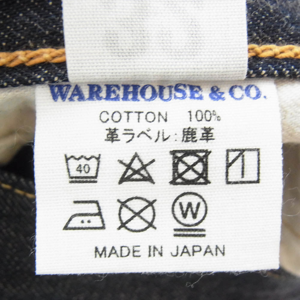 Denime ドゥニーム 220XX-47 1947 MODEL 47モデル デニム パンツ ジーンズ 茶綿混セルヴィッチ インディゴブルー系 32【美品】【中古】