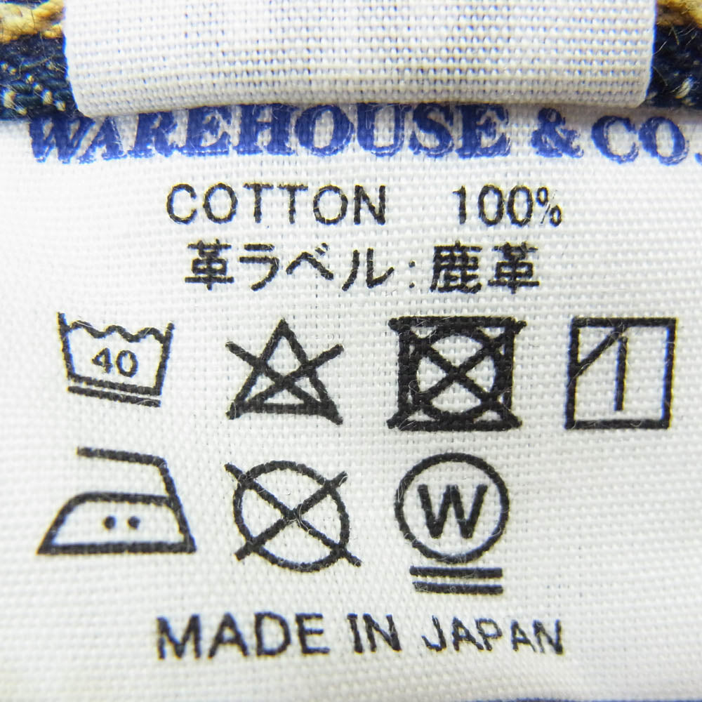 WAREHOUSE ウエアハウス 1000XX Dead Stock Blue デッドストックブルー デニム パンツ ジーンズ ピンクセルヴィッチ インディゴブルー系 32【美品】【中古】