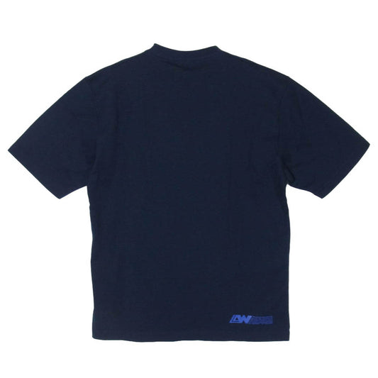 LOOPWHEELER ループウィラー 25周年記念 PEACE BIG LOVE 半袖 Tシャツ ネイビー系 L【極上美品】【中古】