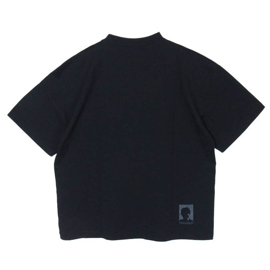 LOOPWHEELER ループウィラー x 内田洋一郎 mogno6 グラフィックプリント 半袖 Tシャツ ブラック系 M【美品】【中古】