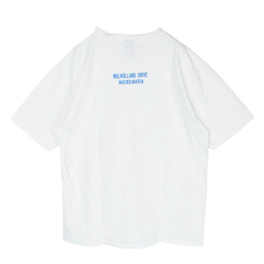 WACKO MARIA ワコマリア 26SS MULHOLLAND DRIVE WASHED HEAVY WEIGHT CREW NECK T-SHIRT TYPE-2 マルホランドドライブ ヘビーウエイト 半袖 Tシャツ ホワイト系 L【中古】