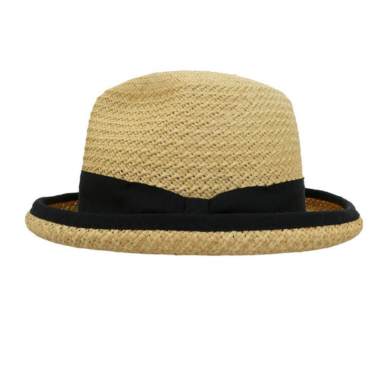 GANGSTERVILLE ギャングスタービル ストローハット パナマハット 麦わら 帽子 ベージュ系 M【中古】