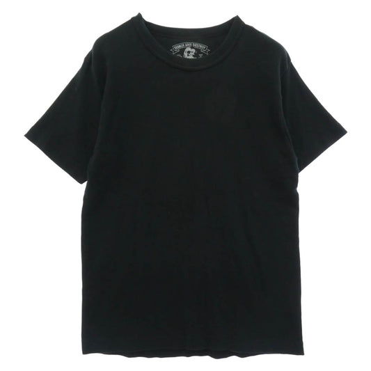 HYSTERIC GLAMOUR ヒステリックグラマー 02241CE01 HYS SYMBOL 2PAC パック 2点セット Tシャツ 半袖 ブラック系 L【中古】