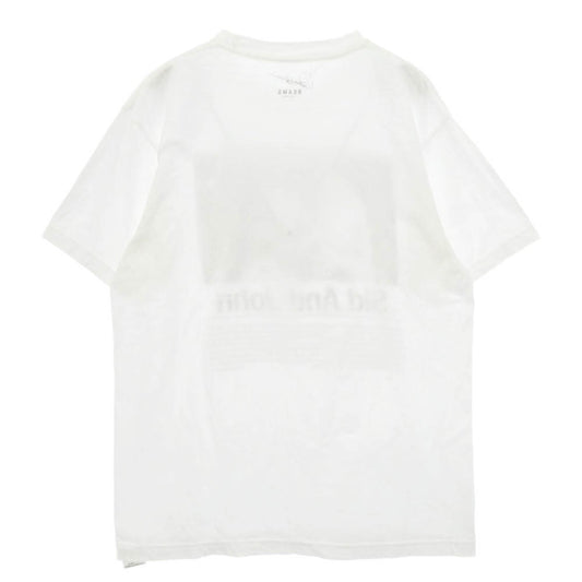 BEAMS ビームス TCCBEM-25AW-03CS Dennis Morris デニスモリス 別注 Sid And John セックスピストルズ シドヴィシャス ジョニーロットン プリント Tシャツ 半袖 ホワイト系 L【中古】