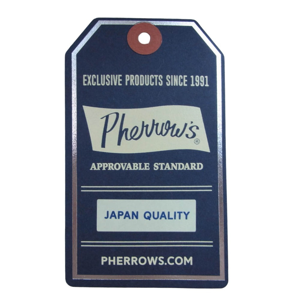 Pherrow's フェローズ 24AW 24W-PATJ1 刺繍パッチ 裏地キルティング ツアージャケット デニム ジャケット インディゴブルー系 38【美品】【中古】