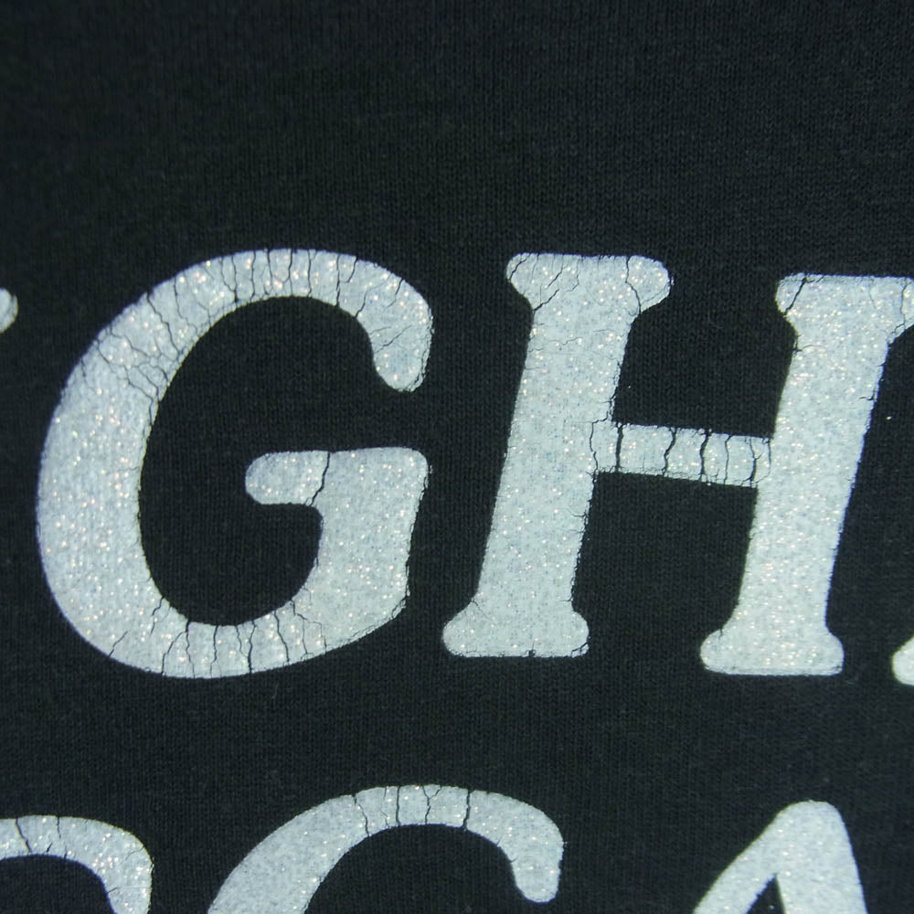 ヴィンテージ SCREEN STARS スクリーンスターズ 90s USA製 ペガサス ラメプリント シングルステッチ 半袖 Tシャツ カットソー ダークグレー系 L【中古】