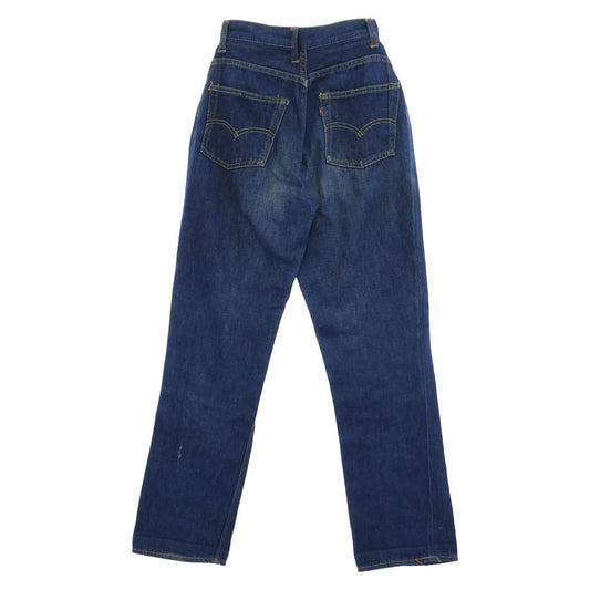 Levi's リーバイス 701XX 60s VINTAGE ヴィンテージ ボタン裏刻印K BIGE ビッグE 隠しリベット GRIPPER ZIPPER グリッパージッパー モンロー デニム パンツ インディゴブルー系【中古】