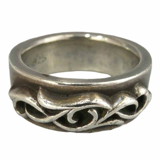 CHROME HEARTS クロムハーツ(原本有) DBL NARROW VINE BAND ダブル ナロー ヴァイン バンド リング シルバー系 23.5号【中古】