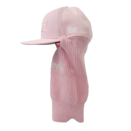 Supreme シュプリーム NEW ERA ニューエラ 25AW × New Era Box Logo Balaclava ニューエラ ボックスロゴ バラクラバ キャップ 帽子 ピンク系 7 1/4 57.7cm【極上美品】【中古】