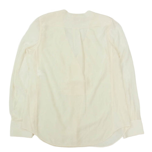 Chloe クロエ 17EHT56-17E004 シルク ダブルブレスト 長袖 カーディガン ブラウス ベージュ系 38【中古】