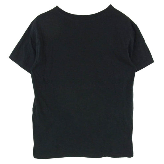 GUCCI グッチ 17AW 493117 X3H07 Vintage Glitter Logo Print T-shirt ヴィンテージ グリッター ラメ ロゴ プリント 半袖 Tシャツ ブラック系 M【中古】