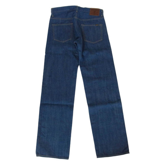 ONI DENIM 鬼デニム ONI271-OFBD 13.7oz オールド フェード ブルーデニム ジャストライト ストレート ジーンズ ボタンフライ デニム パンツ インディゴブルー系 33【極上美品】【中古】