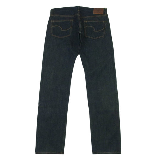 ONI DENIM 鬼デニム ONI622-GC15 15oz リラックス テーパード ジーンズ ボタンフライ デニム パンツ インディゴブルー系 32【極上美品】【中古】