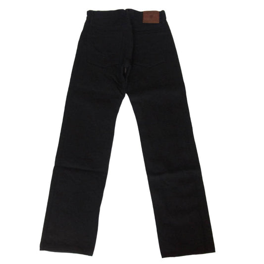 ONI DENIM 鬼デニム ONI288ZR-BKBK 20oz 鬼秘シークレット ブラックデニム レギュラーストレート ジーンズ ボタンフライ デニム パンツ 31 ブラック系 31【極上美品】【中古】