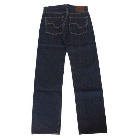 ONI DENIM 鬼デニム ONI288ZR-LBR 鬼秘 シークレット デニム 20oz レギュラー ストレート ジーンズ ボタンフライ デニムパンツ 32 インディゴブルー系 32【極上美品】【中古】