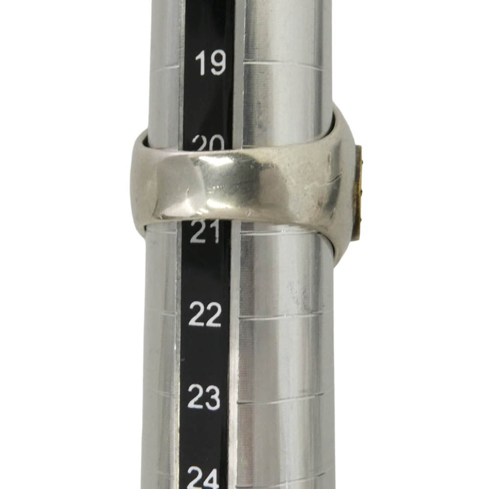 ブルーバック イーグル メキシカン リング シルバー系 ゴールド系 20.5号【中古】