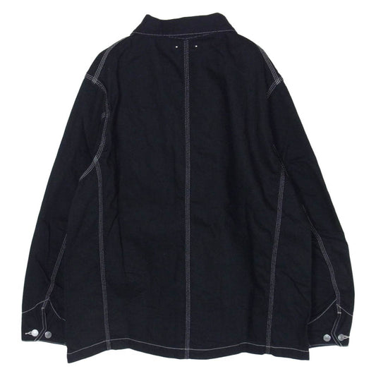 MINEDENIM マインデニム 26SS 2603-8001-91-032 Denim Engineer JKT デニム エンジニア カバーオール ジャケット ブラック系 3【新古品】【未使用】【中古】