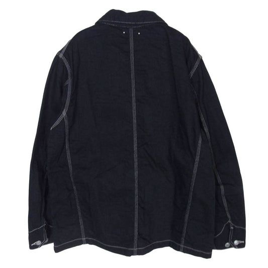 MINEDENIM マインデニム 26SS 2603-8001-91-022 Denim Engineer JKT デニム エンジニア カバーオール ジャケット ブラック系 2【新古品】【未使用】【中古】