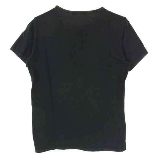 SEE BY CHLOE シーバイクロエ ロゴプリント 半袖 Tシャツ ブラック系 42【中古】