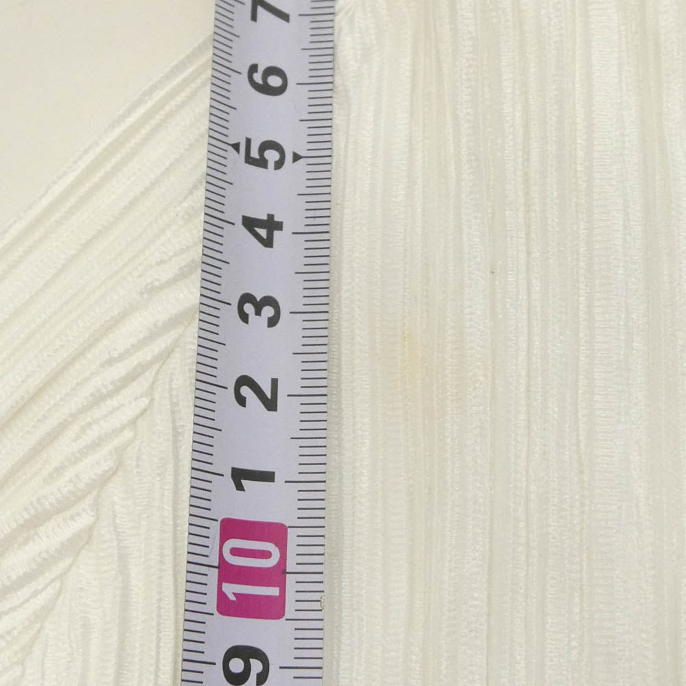 PLEATS PLEASE プリーツプリーズ イッセイミヤケ PP73-JJ203 プリーツ加工 スタンドカラー ブラウス シャツ 長袖 ホワイト系 3【中古】