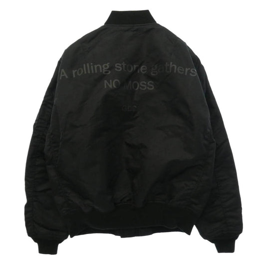 AVIREX アヴィレックス GDC ジーディーシー 25AW 783-5252039 × GDC ジーディーシー MA-1 ナイロン ボンバージャケット ブラック系 XL【中古】