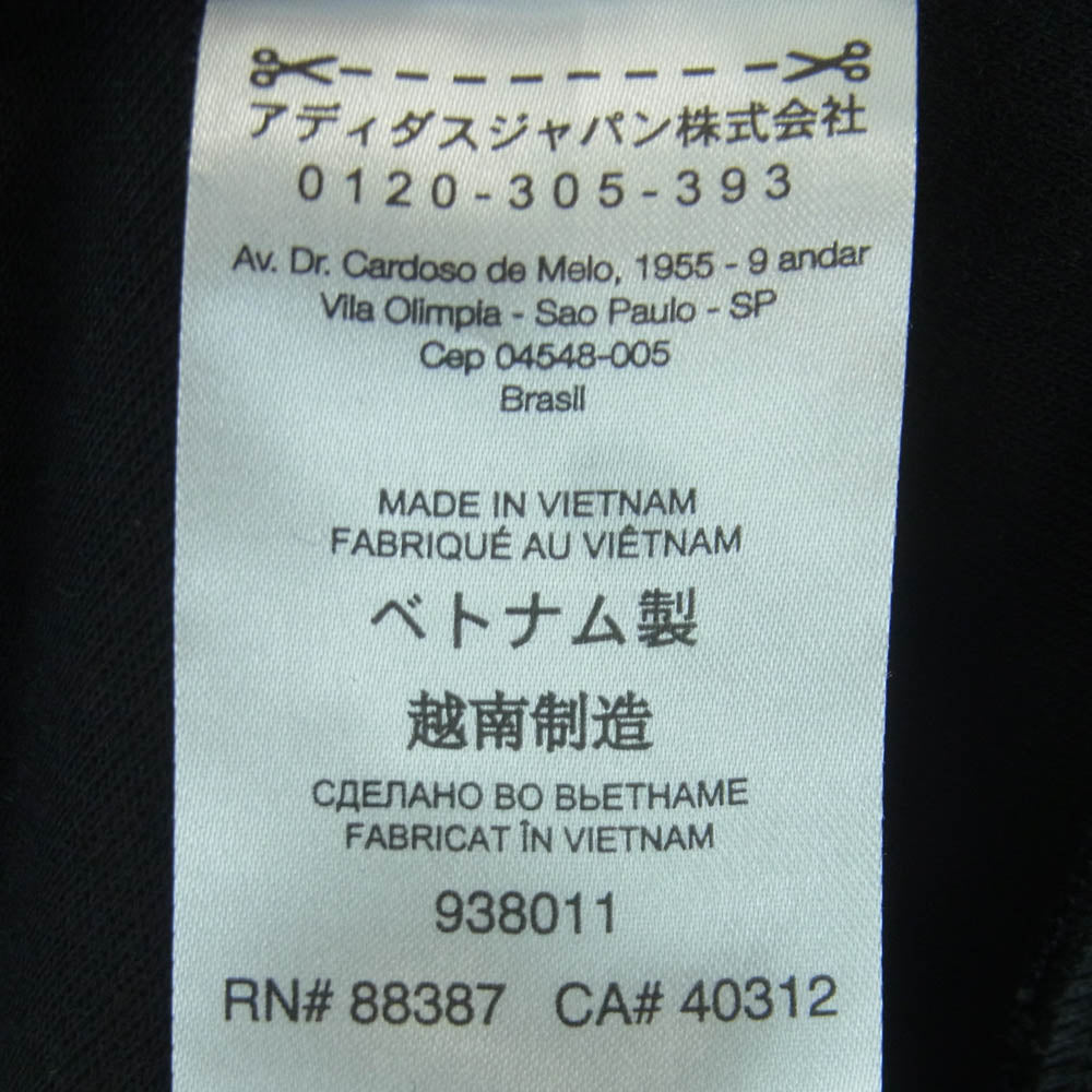 Y-3 Yohji Yamamoto ワイスリー ヨウジヤマモト adidas アディダス 25AW KA9657 KURO TRACK TOP ロゴ刺繍 トラック ジャケット ブラック系 XL【中古】