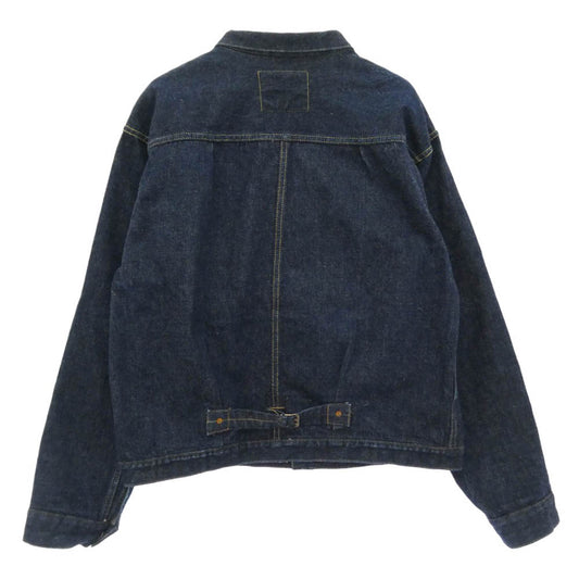 WAREHOUSE ウエアハウス Lot 2001XX(2000XX) 1941 MODEL T-BACK DEAD STOCK BLUE Tバック 大戦モデル デニム ジャケット インディゴブルー系 L【中古】