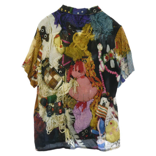 Supreme シュプリーム Kelley More Love Hours Rayon Shirt ケリー モア ラブ アワーズ レーヨン 半袖 シャツ イエロー系 M【中古】