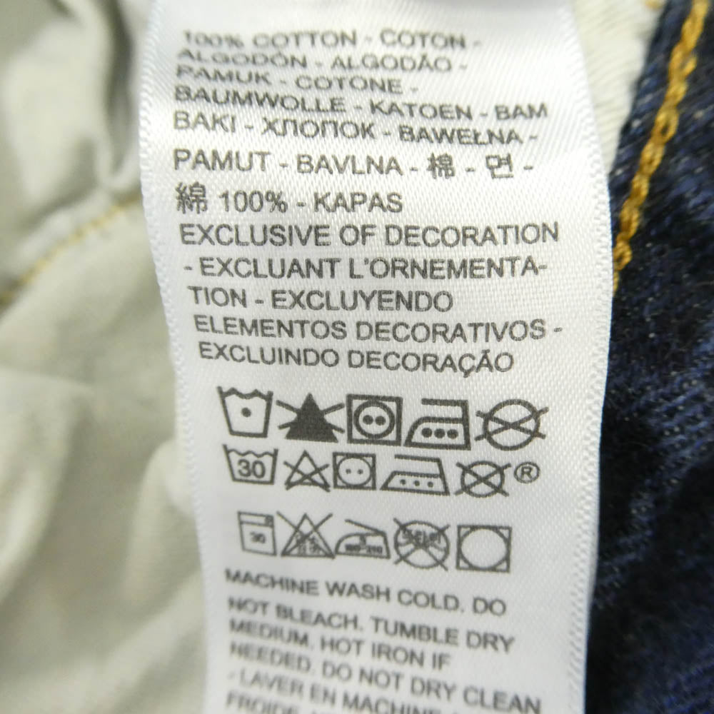 Levi's リーバイス 50155-0079 LVC 1955年モデル 501XX 復刻 デニム パンツ インディゴブルー系 W38【中古】