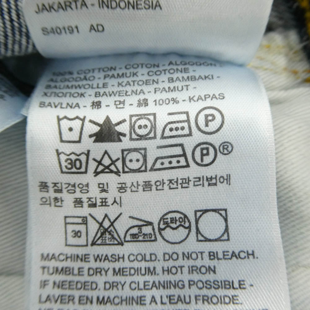 Levi's リーバイス 47501-0185 LVC 1947モデル 501XX 復刻 レプリカ デニム パンツ インディゴブルー系 W38【中古】