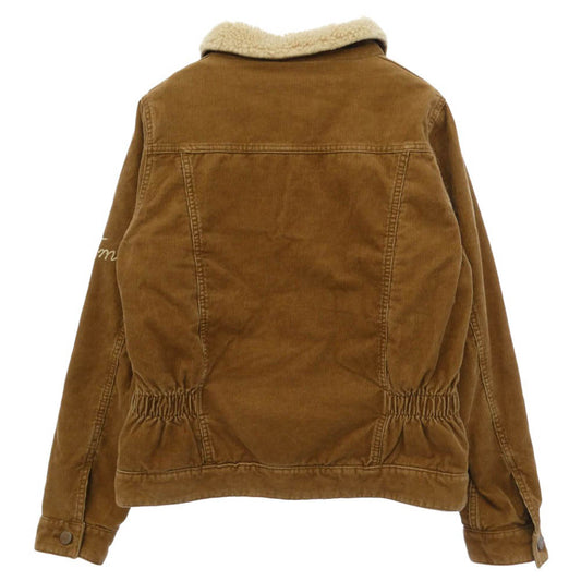 TMT ティーエムティー 10AW TJK-F1007 コーデュロイ ボア ランチ ジャケット ブラウン系 S【中古】