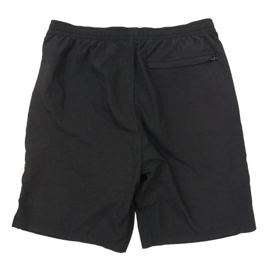A BATHING APE アベイシングエイプ 001GDC701028X ロゴ プリント ショーツ ショート ハーフ パンツ ブラック系 L【中古】