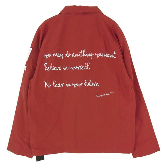 TMT ティーエムティー 16AW TJK-F16SP01 COACH JACKET バックプリント ナイロン コーチ ジャケット レッド系 S【極上美品】【中古】