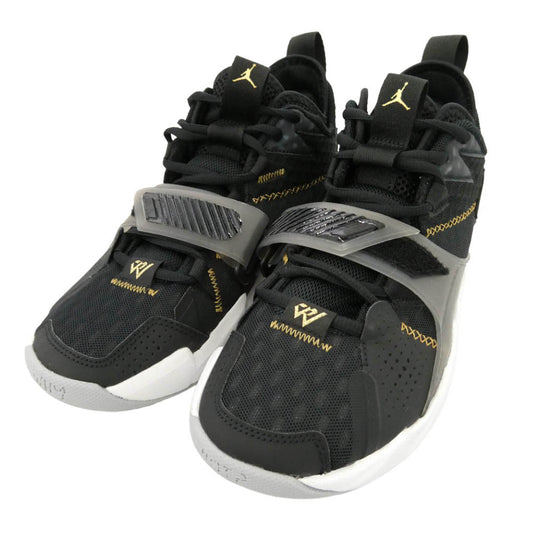 NIKE ナイキ CD3002-001 JORDAN WHY NOT ZER0 3 PF ジョーダン ワイノット ゼロ 3 PF バスケットボールシューズ ローカットスニーカー ブラック系 ホワイト系 25cm【極上美品】【中古】