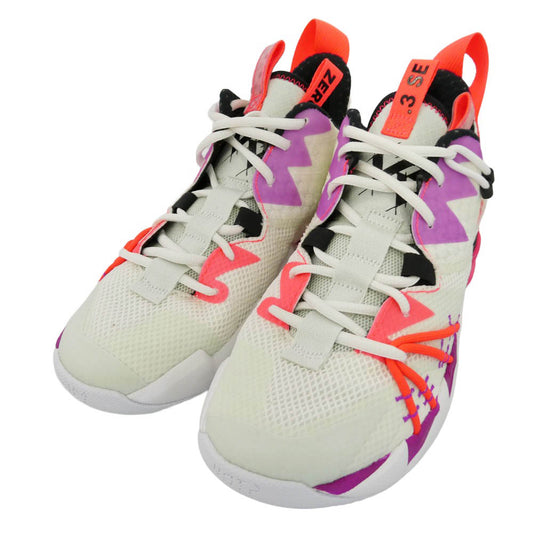 NIKE ナイキ CK6612-101 JORDAN WHY NOT ZERO 3 SE PF ジョーダン ホワイノット ゼロ バスケットボール シューズ ミッドカット スニーカー マルチカラー系 25.5cm【極上美品】【中古】