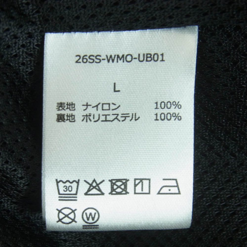 WACKO MARIA ワコマリア 26SS 26SS-WMO-UB01 UMBRO アンブロ TRACK JACKET TYPE-1 トラック ジャケット ブルゾン ブラック系 L【中古】